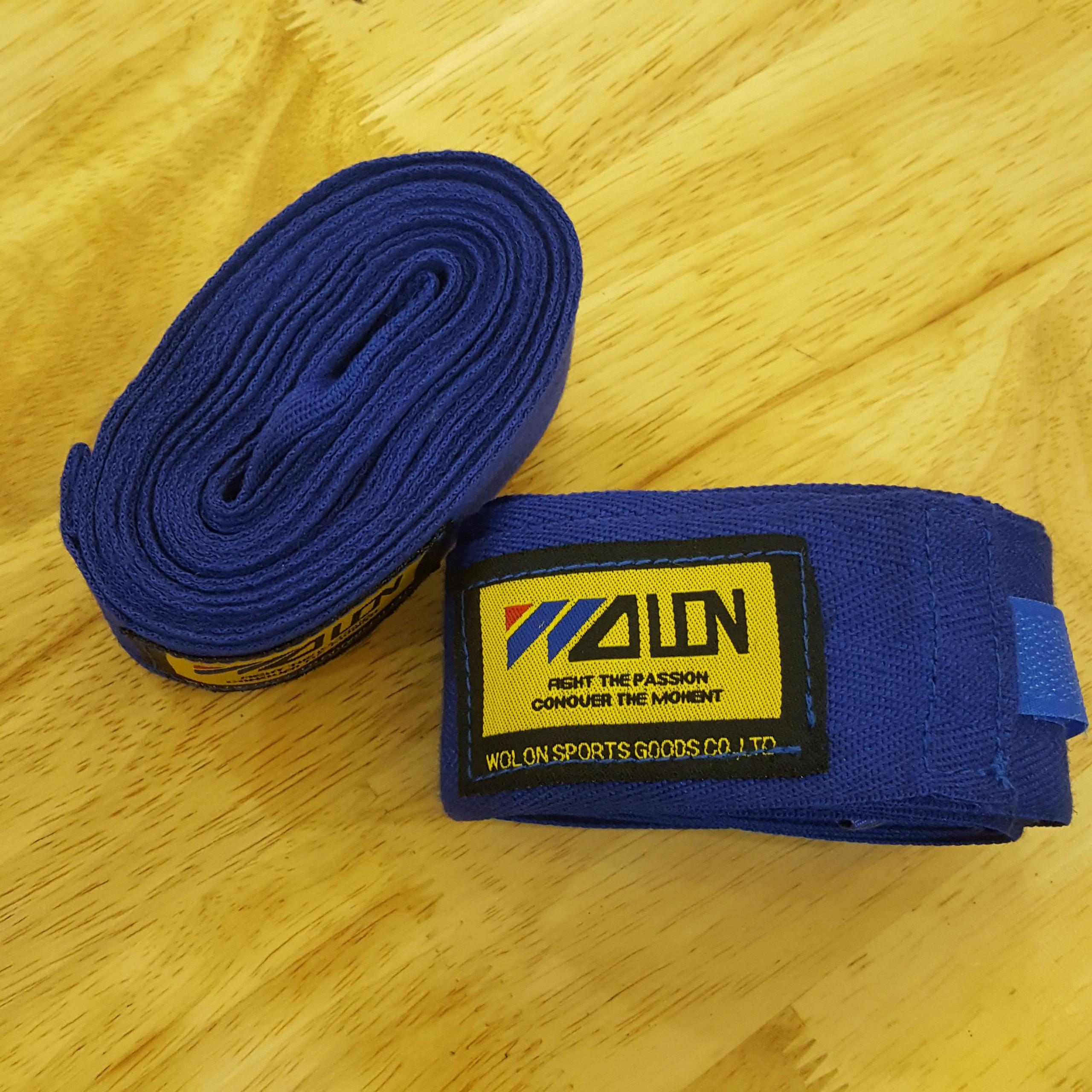 Băng Quấn Tay Boxing Wolon - 2 Chiếc - Bộ Đôi Băng Quấn Tay Đấm Bốc - Dây Quấn Tay MMA Hãng Amalife