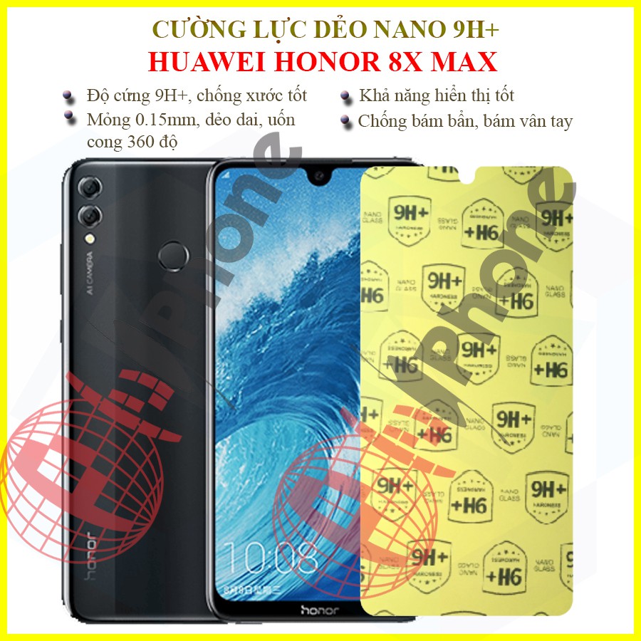 Dán cường lực dẻo nano Huawei Honor 8X Max