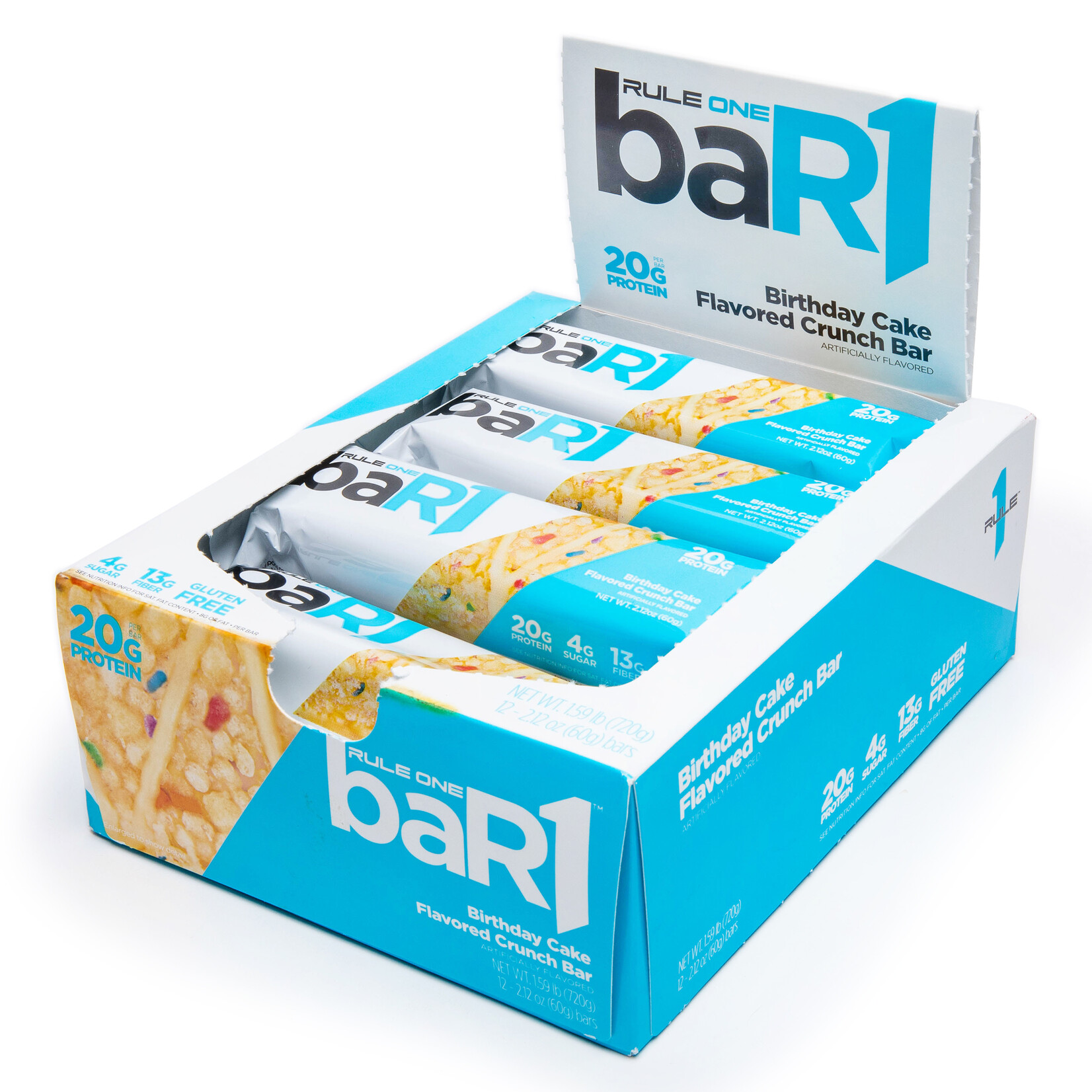 Whey protein dạng thanh ăn liền Rule 1 BAR1 CRUNCH 60g