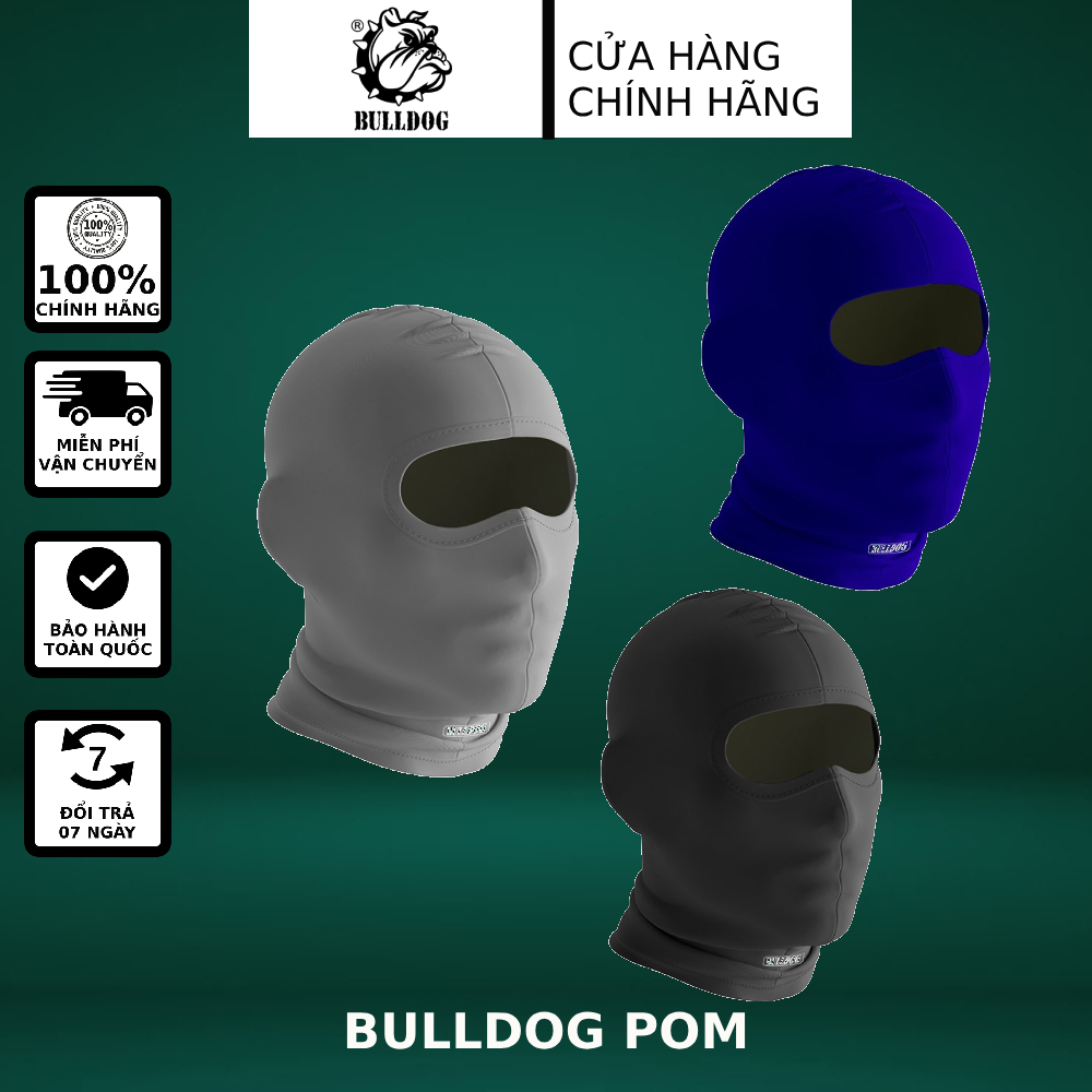 KHĂN TRÙM ĐẦU BULLDOG