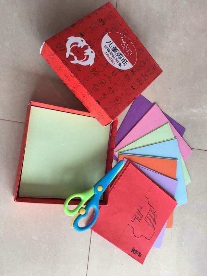 BỘ KÉO CẮT GIẤY THỦ CÔNG CHO BÉ YÊU
