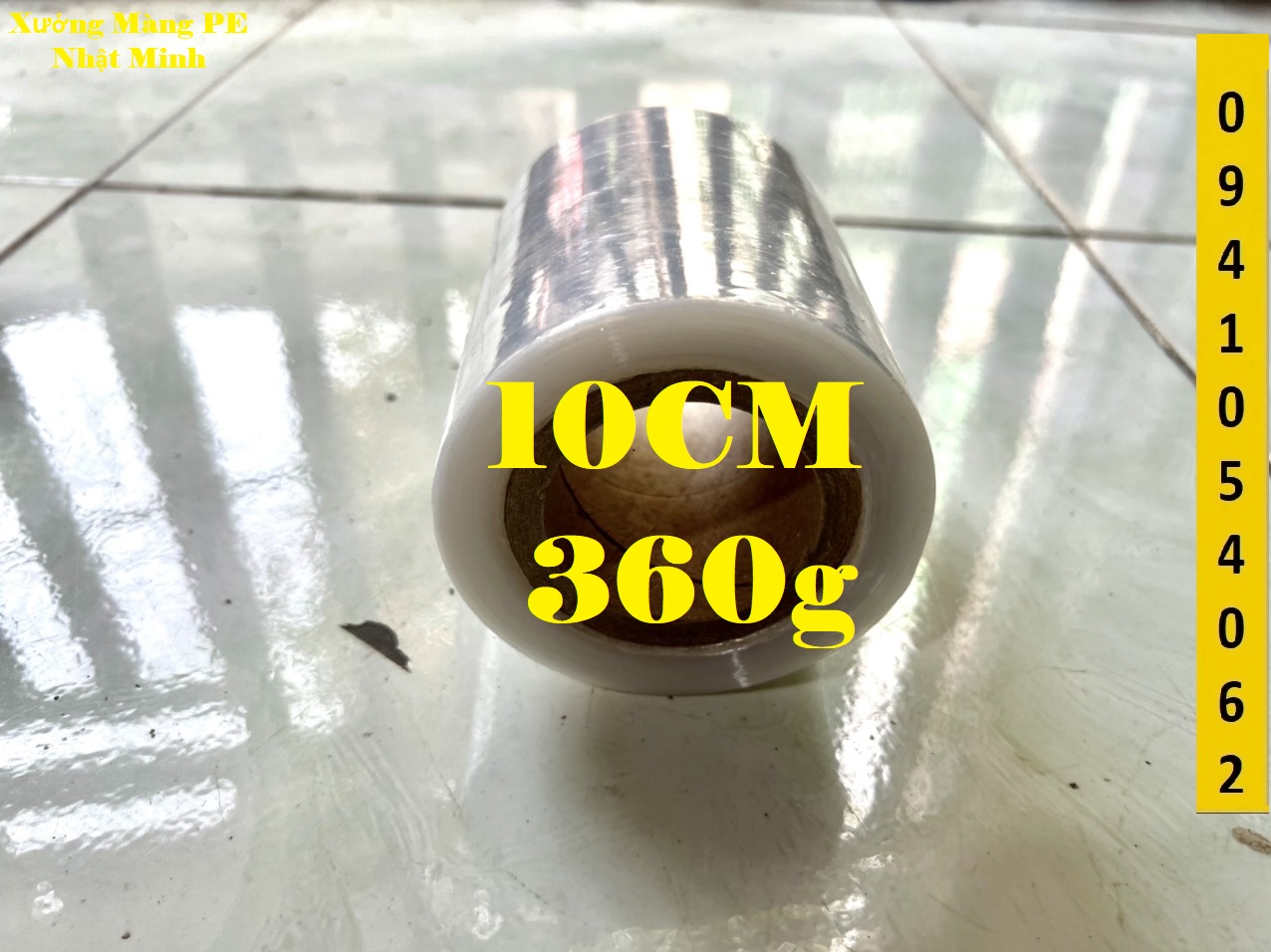 Màng PE, màng quấn bụng ủ tê giảm mỡ 10cm