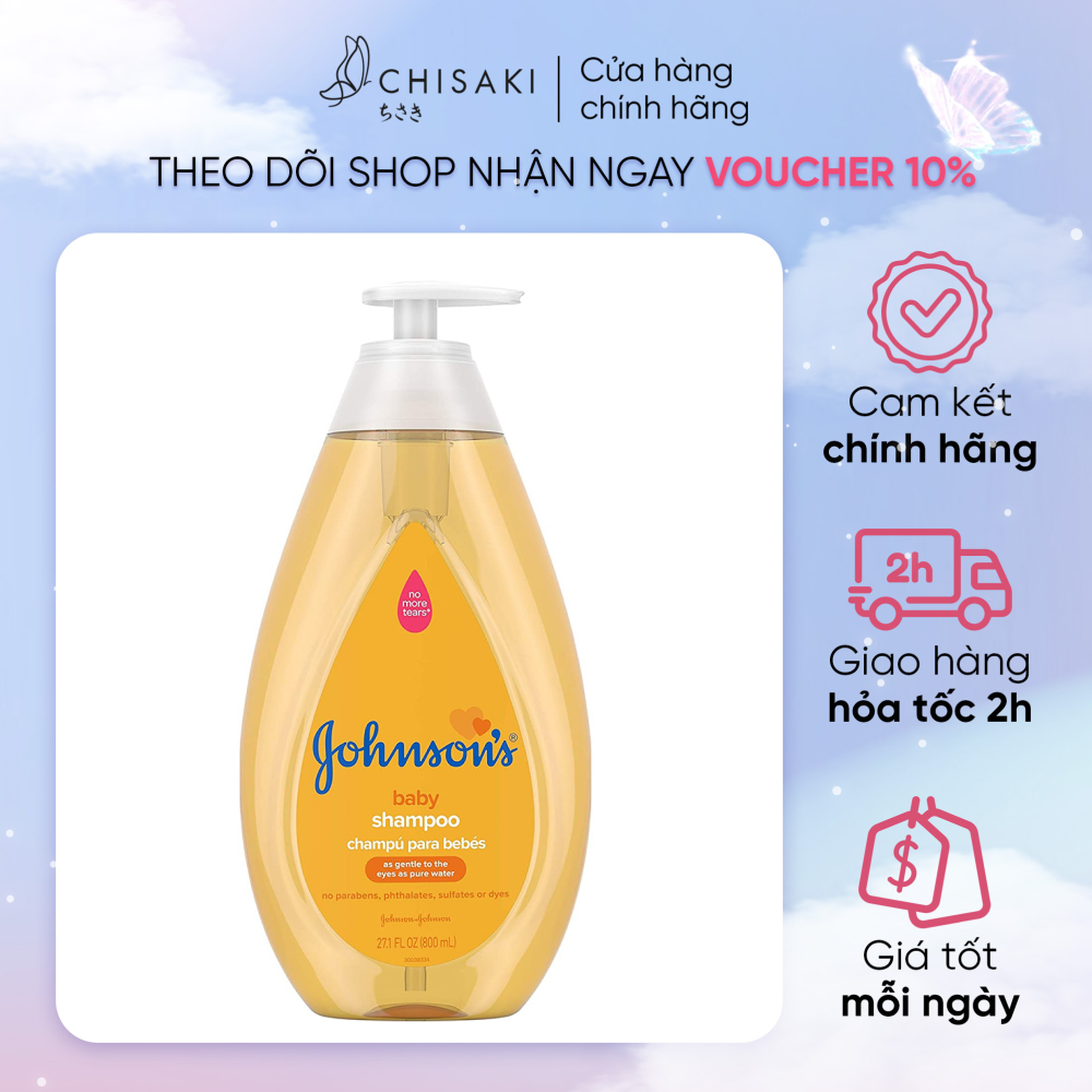 Dầu gội cho bé Johnson's Active Kids 800ml