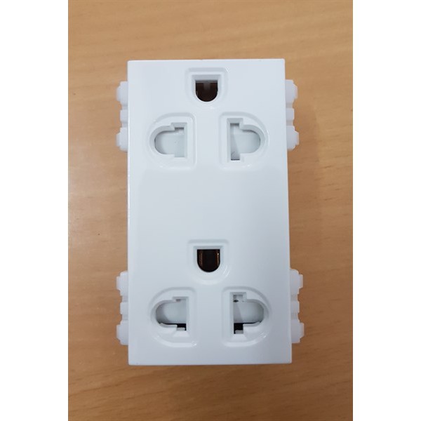 Ổ CẮM ĐÔI 3 CHẤU SINO DÒNG S18CC
