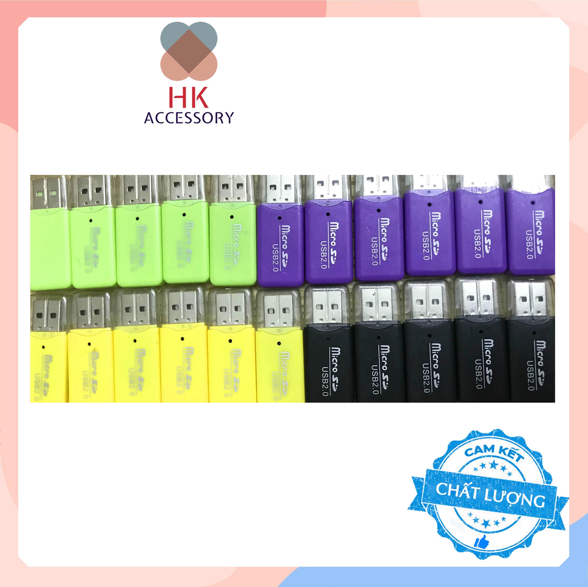 Đầu đọc thẻ nhớ Micro SD Kết nối USB 2.0