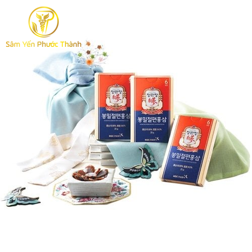Hồng Sâm tẩm mật ong KGC (hộp 06 gói)