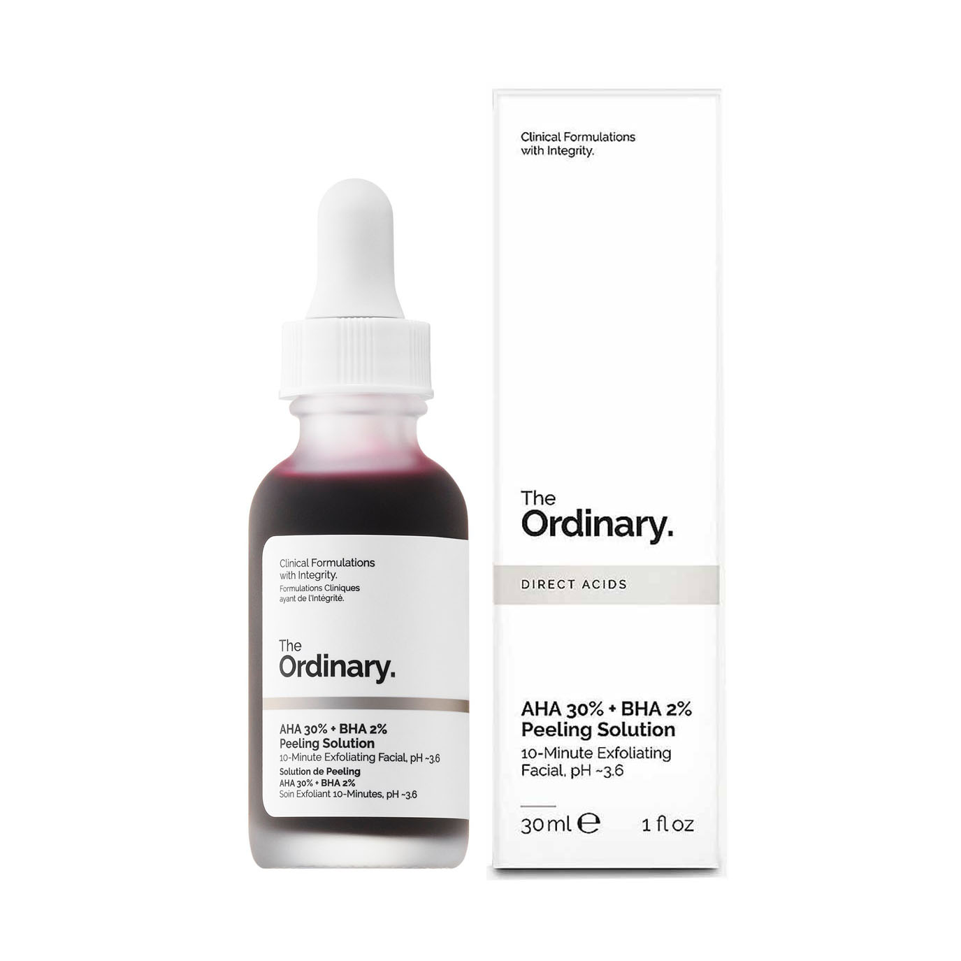 The ordinary AHA 30% + BHA 2% Peeling Solution