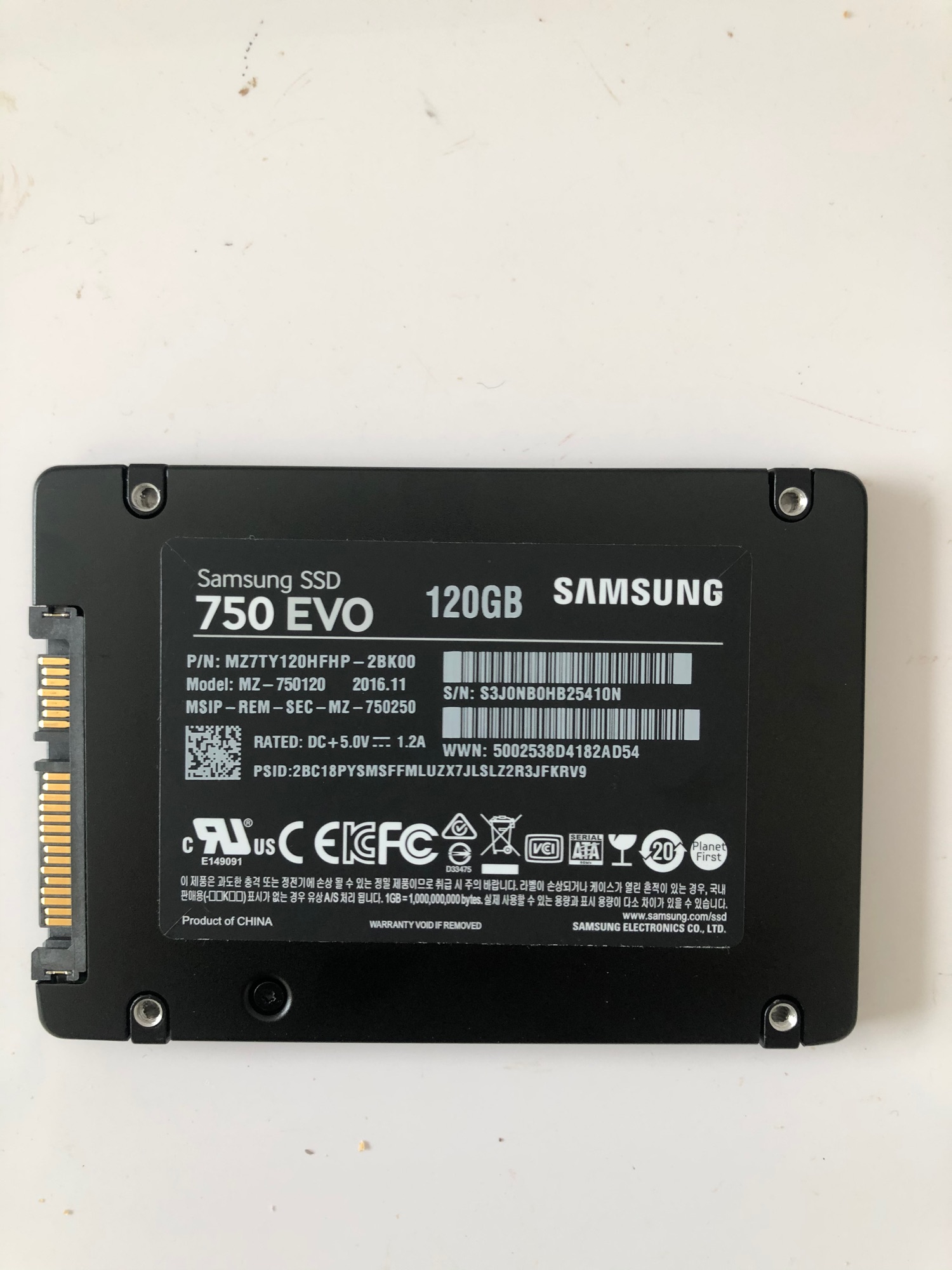 Ssd 120g samsung