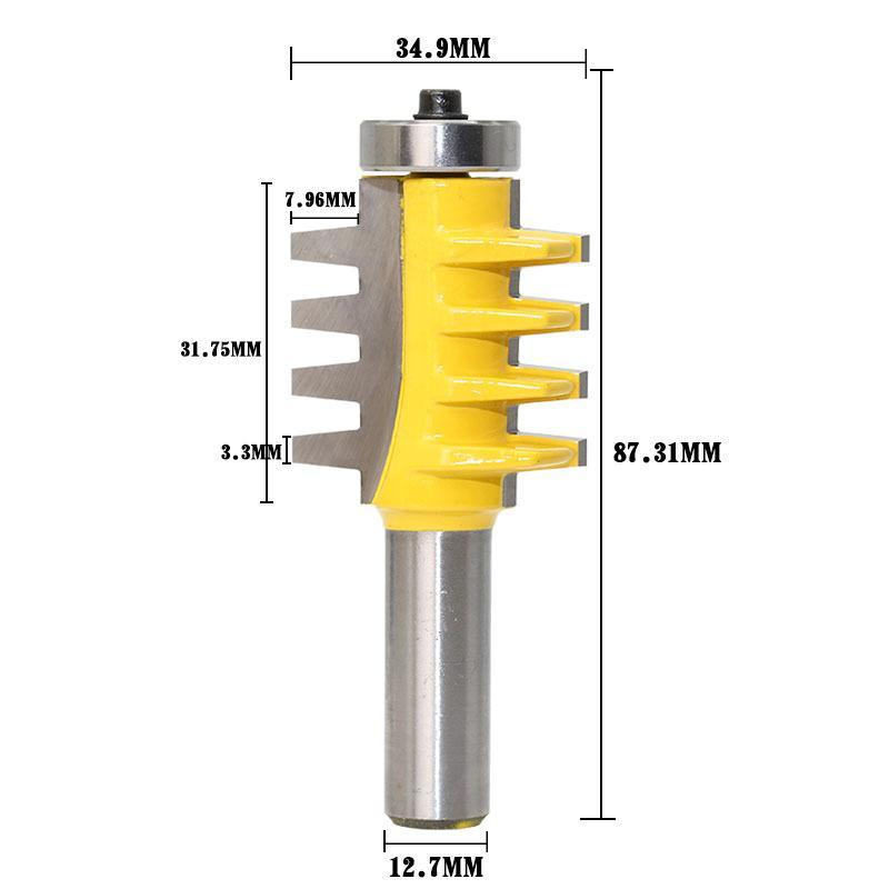 MŨI PHAY GHÉP VÁN RĂNG LƯỢC 4 NHÂN CAO 38MM