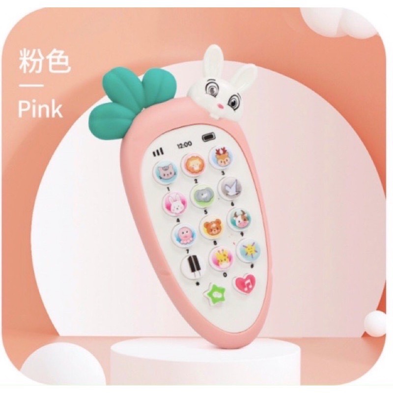 Đồ chơi điện thoại hình thỏ thông minh cho bé