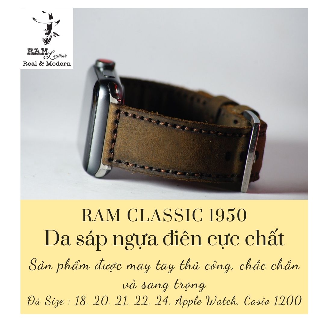 WATCH STRAPS DOUBLE COW LEATHER REAL