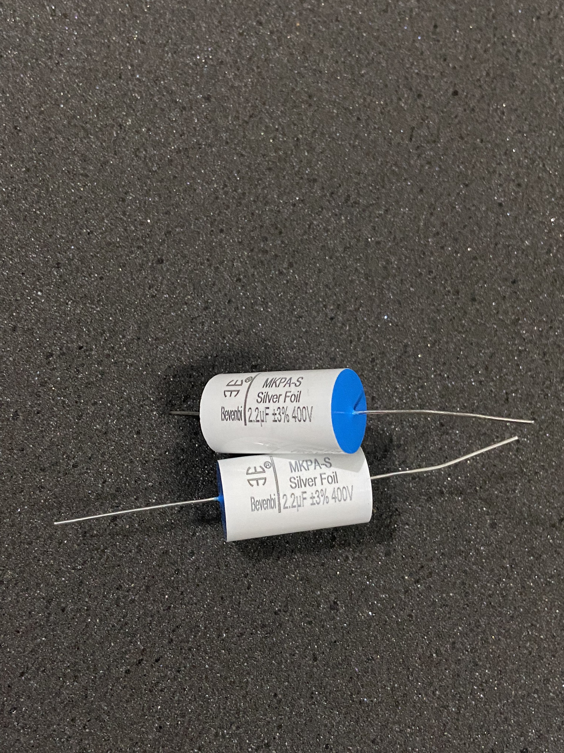 Tụ Bevenbi cao cấp (trắng xanh) 2.2uf 400v cho phân tần loa treble