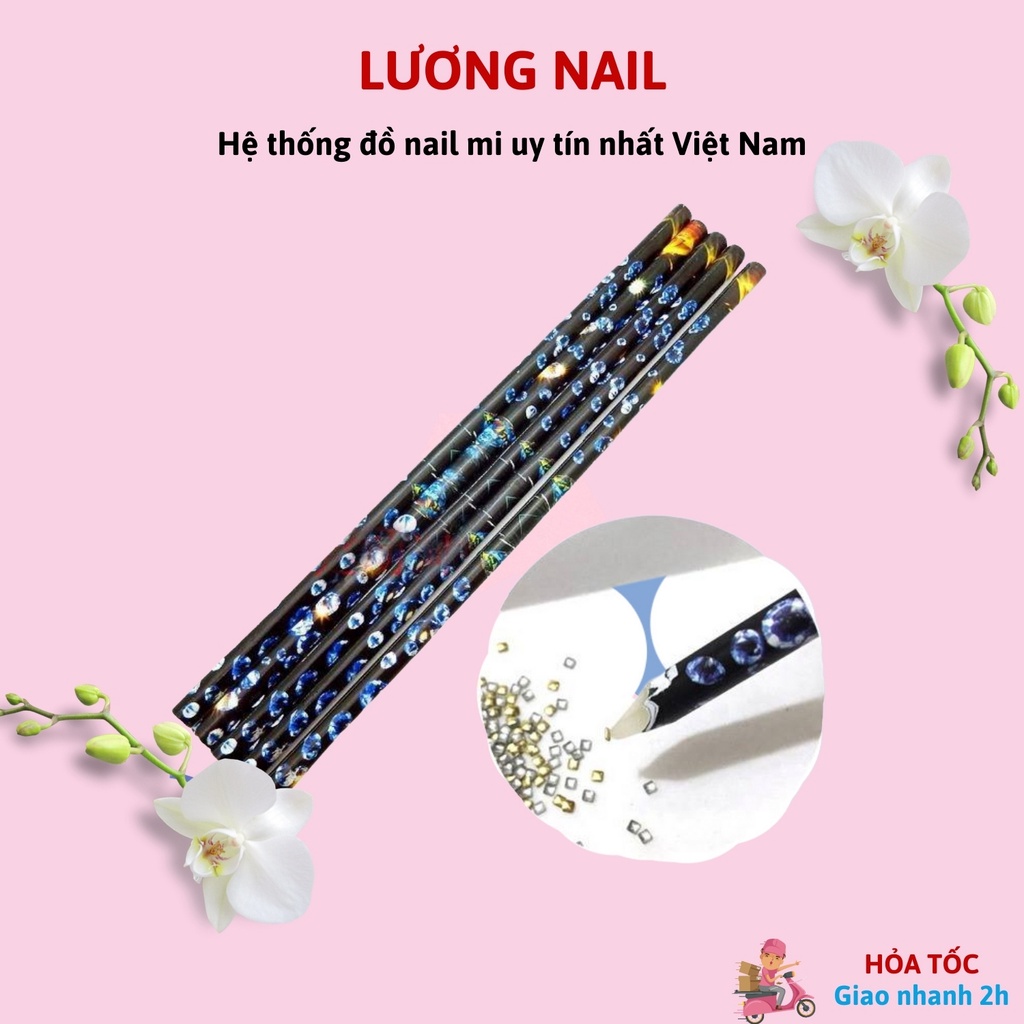 Bút chấm đá nail bút sáp đính đá