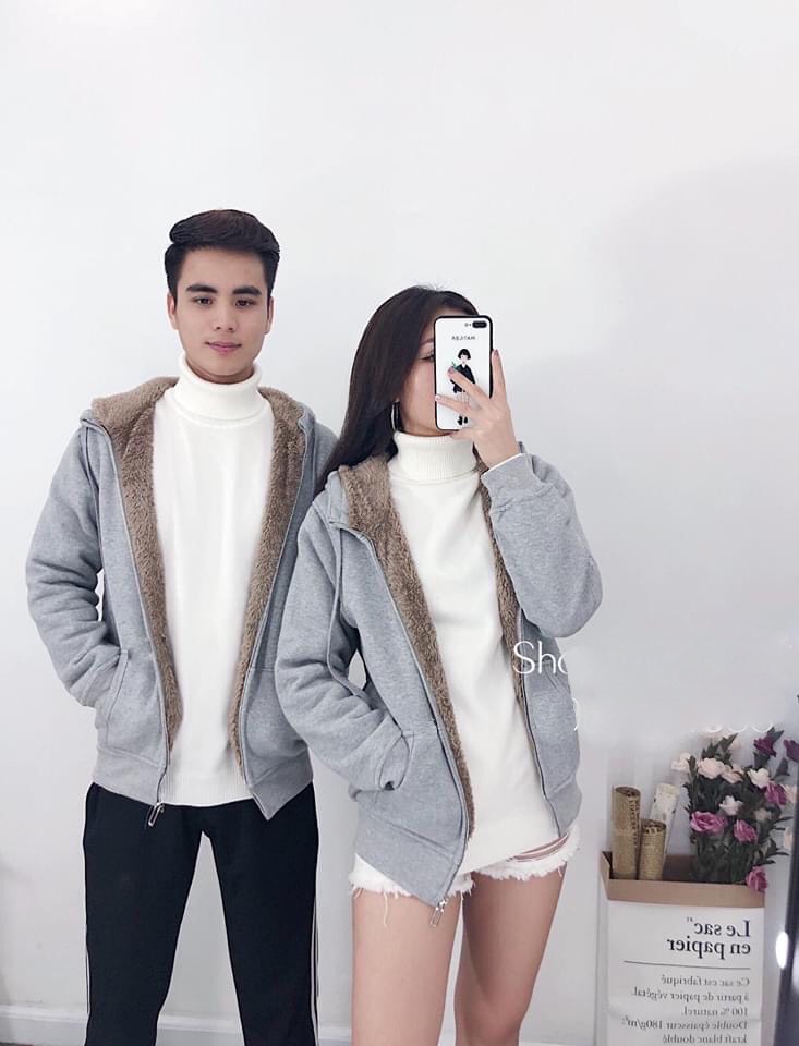 Áo khoác nỉ lót lông nam nữ chống lạnh giữ nhiệt cực ấm cho mùa đông  mẫu MỚI KENG