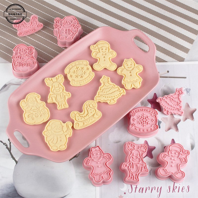 KHUÔN NHẤN COOKIE CUTTERS NOEL XINH XẮN