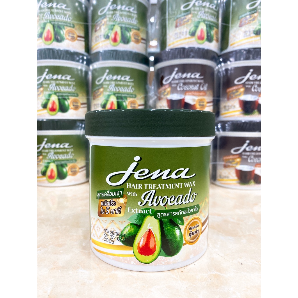 Kem ủ tóc dầu dừa và bơ jena hair treatment wax thái lan 500ml