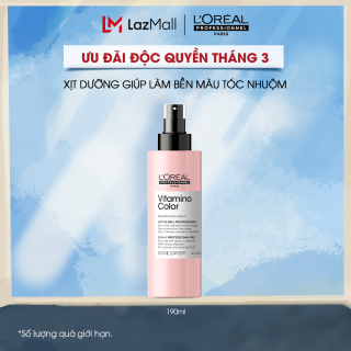 Xịt dưỡng chống nắng giữ màu tóc nhuộm 10 trong 1 L Oréal Professionnel Serie Expert Vitamino Color 190ml thumbnail
