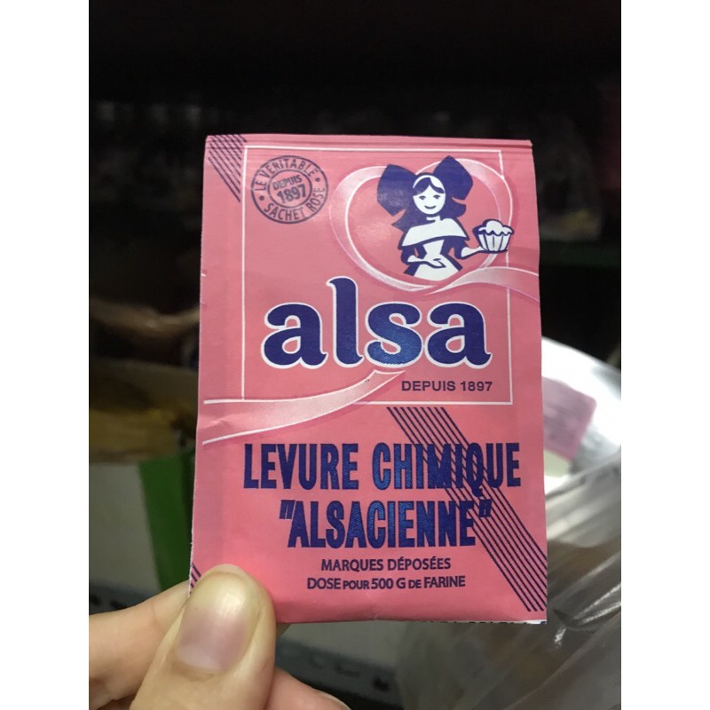 Bột nở/ bột nổi alsa pháp gói 11gam