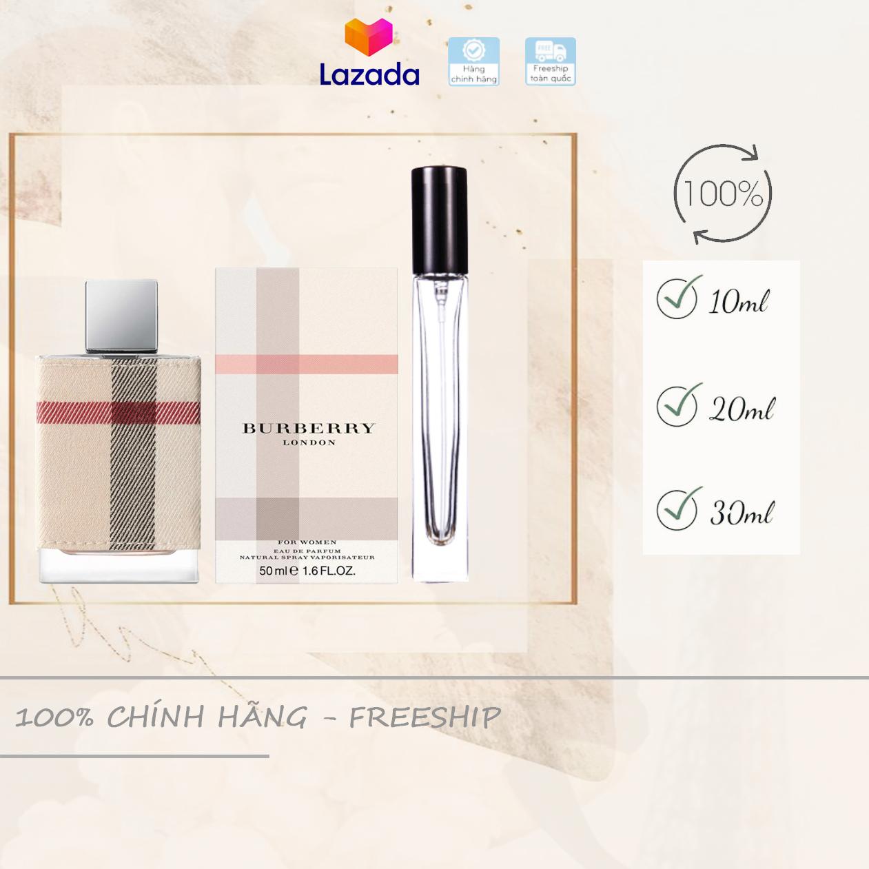 [Chiết 10-20-30ml] Burberry London For Women