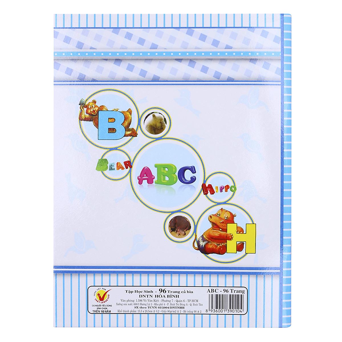 TẬP HÒA BÌNH ABC 96TRANG 5ÔLY (LỐC 10 QUYỂN)