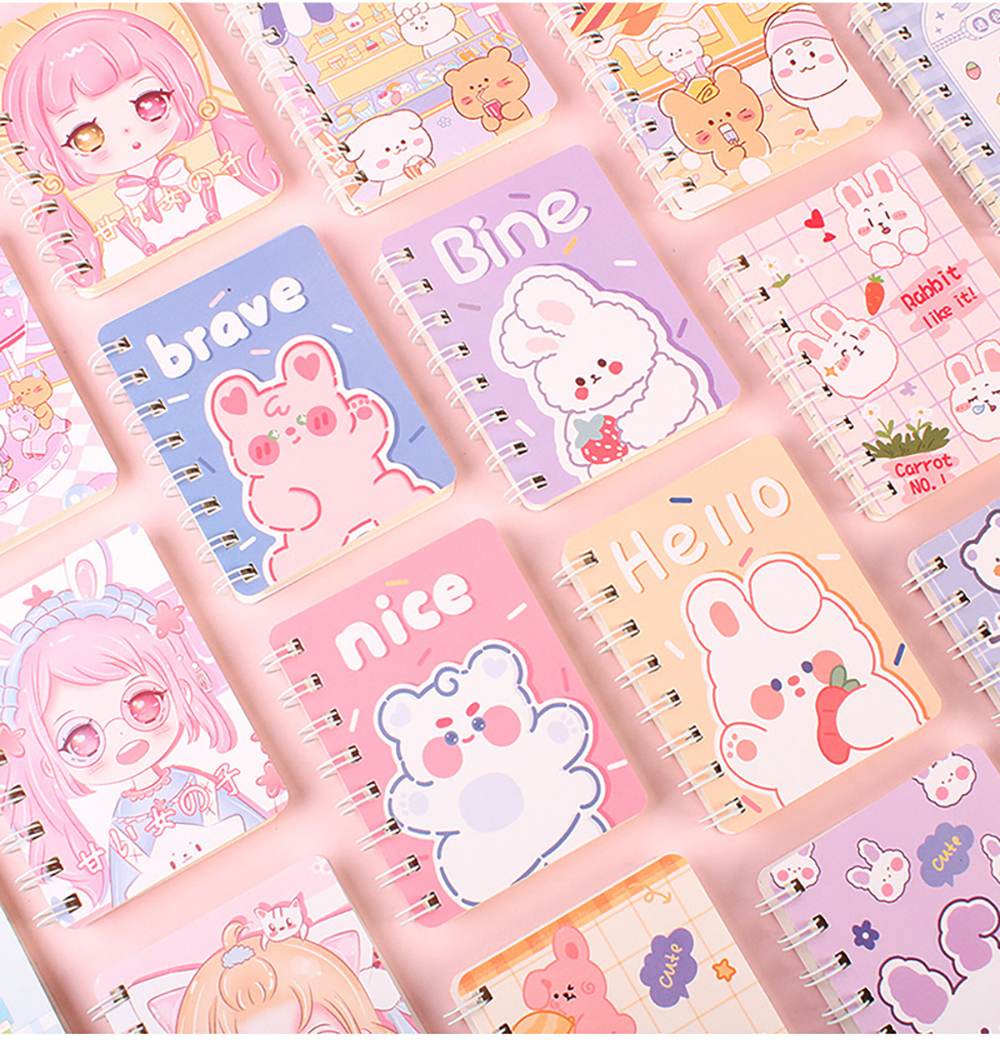 Sổ lò xo sổ mini sổ ghi chép sổ lò xo a7 đẹp cute dễ thương tiện dụng cho bé bạn gái học sinh