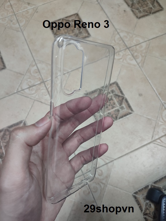 Ốp Oppo Reno 3 dẻo trong suốt (Loại đẹp)