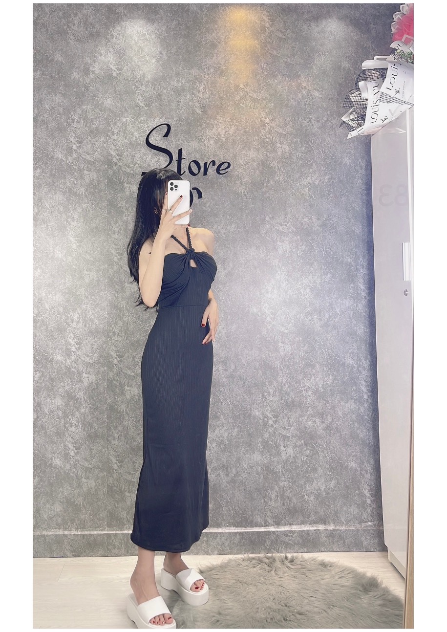 [HCM]đầm thun ôm body xinh xắn m5353