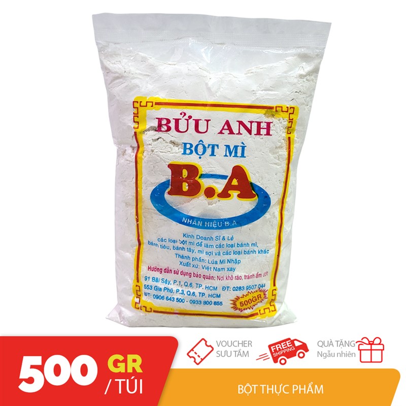 Túi 500gr bột mì xay mịn loại 1