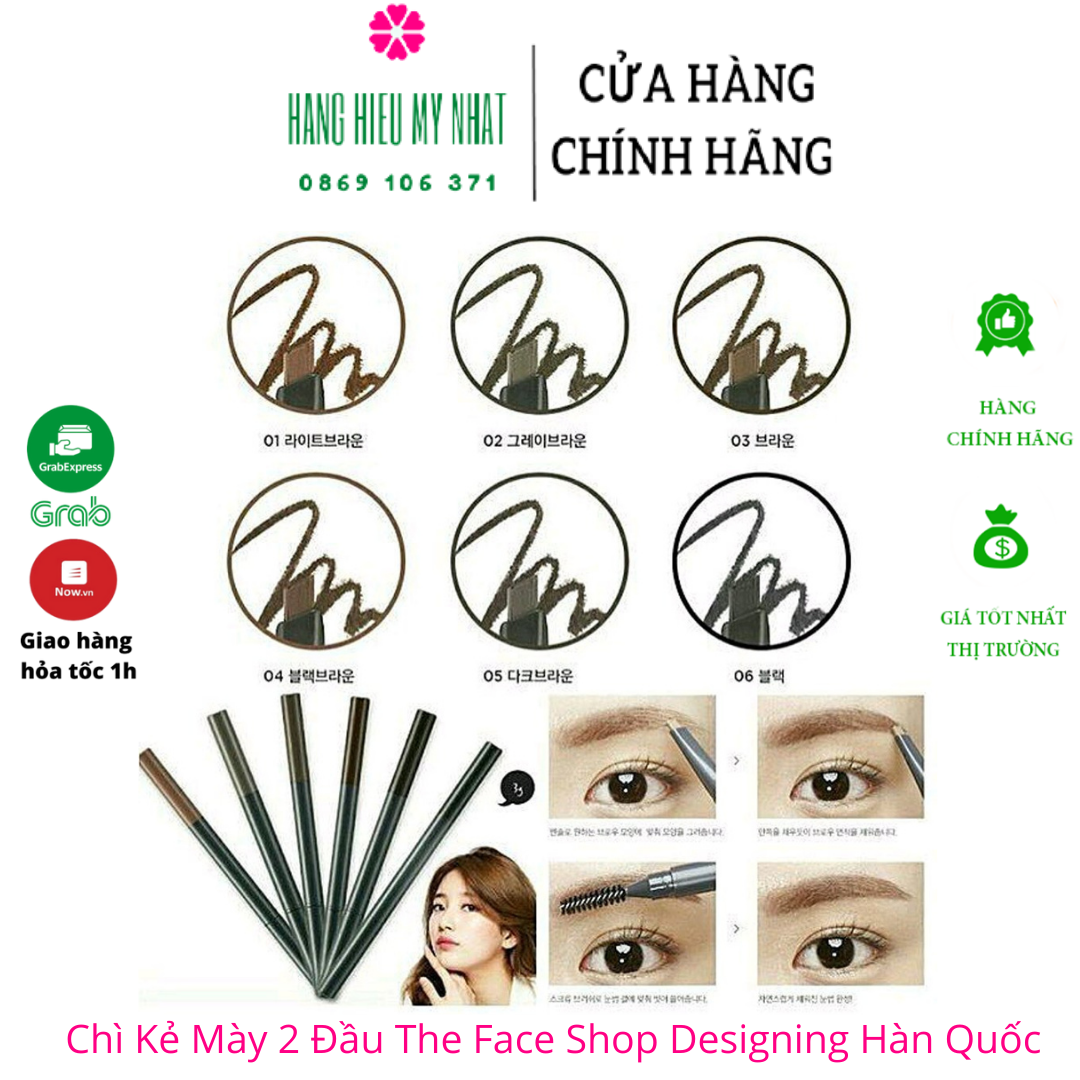 CHÌ KẺ MÀY 2 ĐẦU THE FACE SHOP