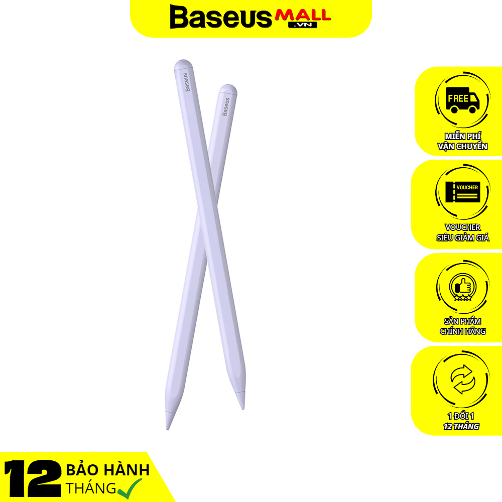Bút cảm ứng Baseus Smooth Writing 2 Series Wireless Charging Stylus (Active Wireless Version with active pen tip)