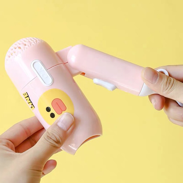 Máy Sấy Tóc Mini -Máy sấy tóc Mini Line Friend siêu dễ thương- Máy sấy tóc