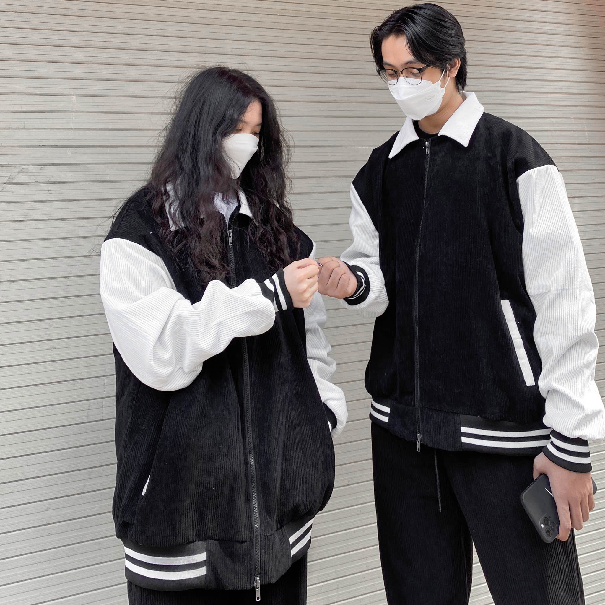 Áo Khoác OVERSIZE FF CODUROY COACH JACKET