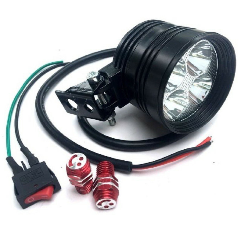 Đèn led trợ sáng L4 ngắn 3 chế độ.