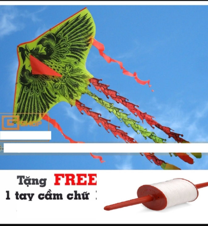 [HCM]DIỀU PHỤNG HOÀNG 5 ĐUÔI TẶNG KÈM TAY CẦM THẢ DIỀU CÓ DÂY DÀI 100M