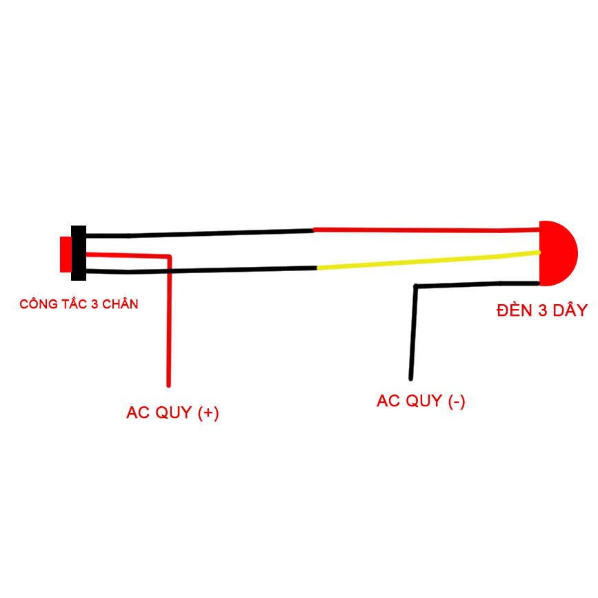 [HCM]Công Tắc 3 Chân Có Pat Chân Gương [ Cos Pha ]