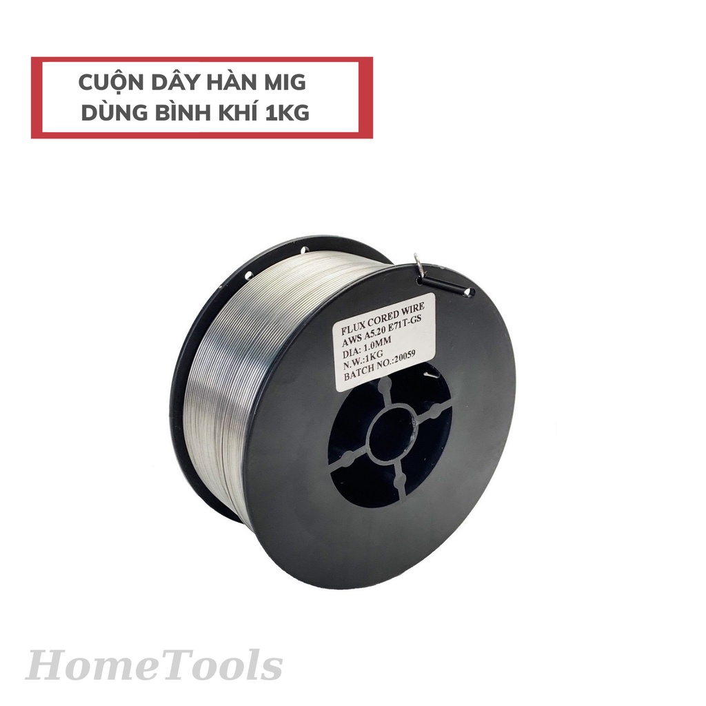 Cuộn dây hàn MIG 1kg dùng bình khí loại 0.8mm