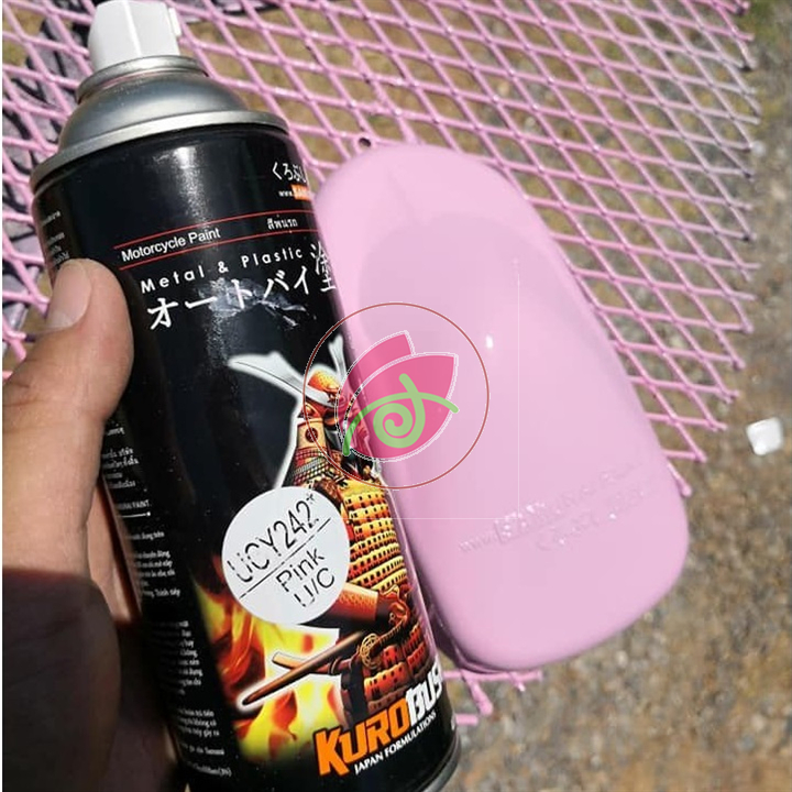 Sơn xịt Samurai (nền) màu Hồng - UCY242 (400 ml)