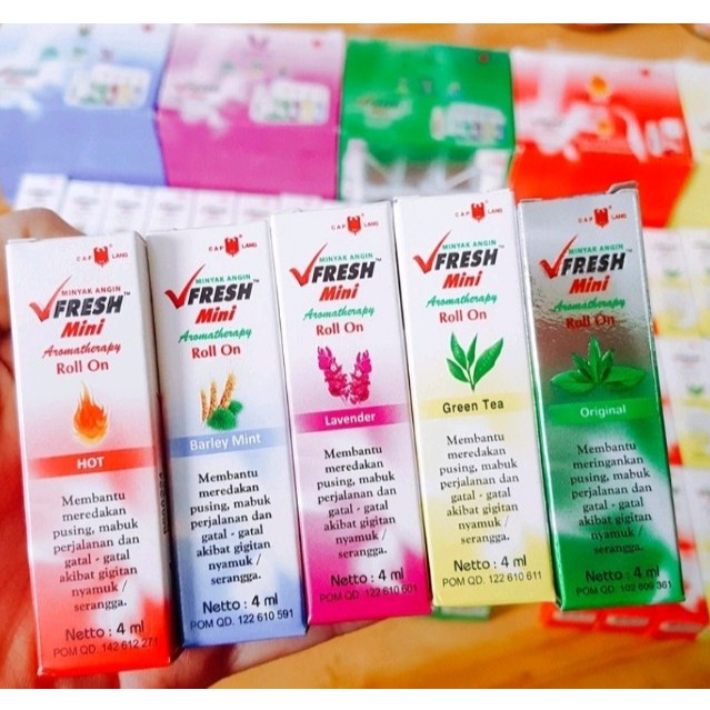 Dầu lăn thảo dược Vfresh Mini 4ml