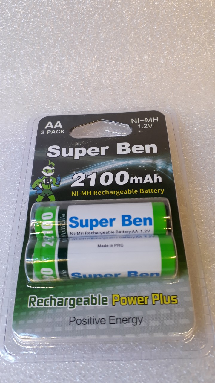 Bin sạc AA SupperBen  2100MA-Bin sạc micro rẻ-Bin micro