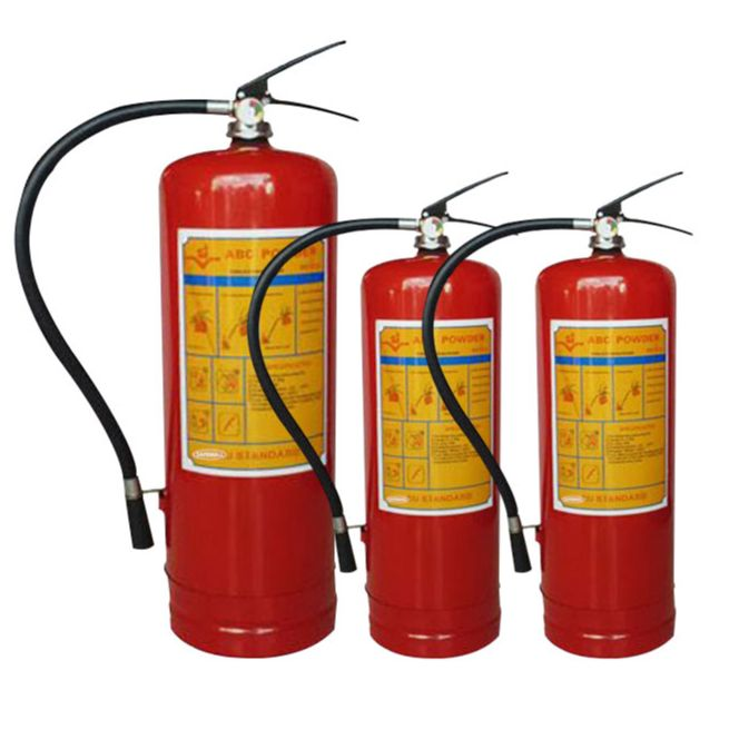 Fire extinguisher with vinfire seal ABC / BC powder type and MT3 CO2 fire extinguisher 4kg fire extinguisher, the expiry date is 5 years, there is a inspection stamp of the secondary set-genuine safety Mart official