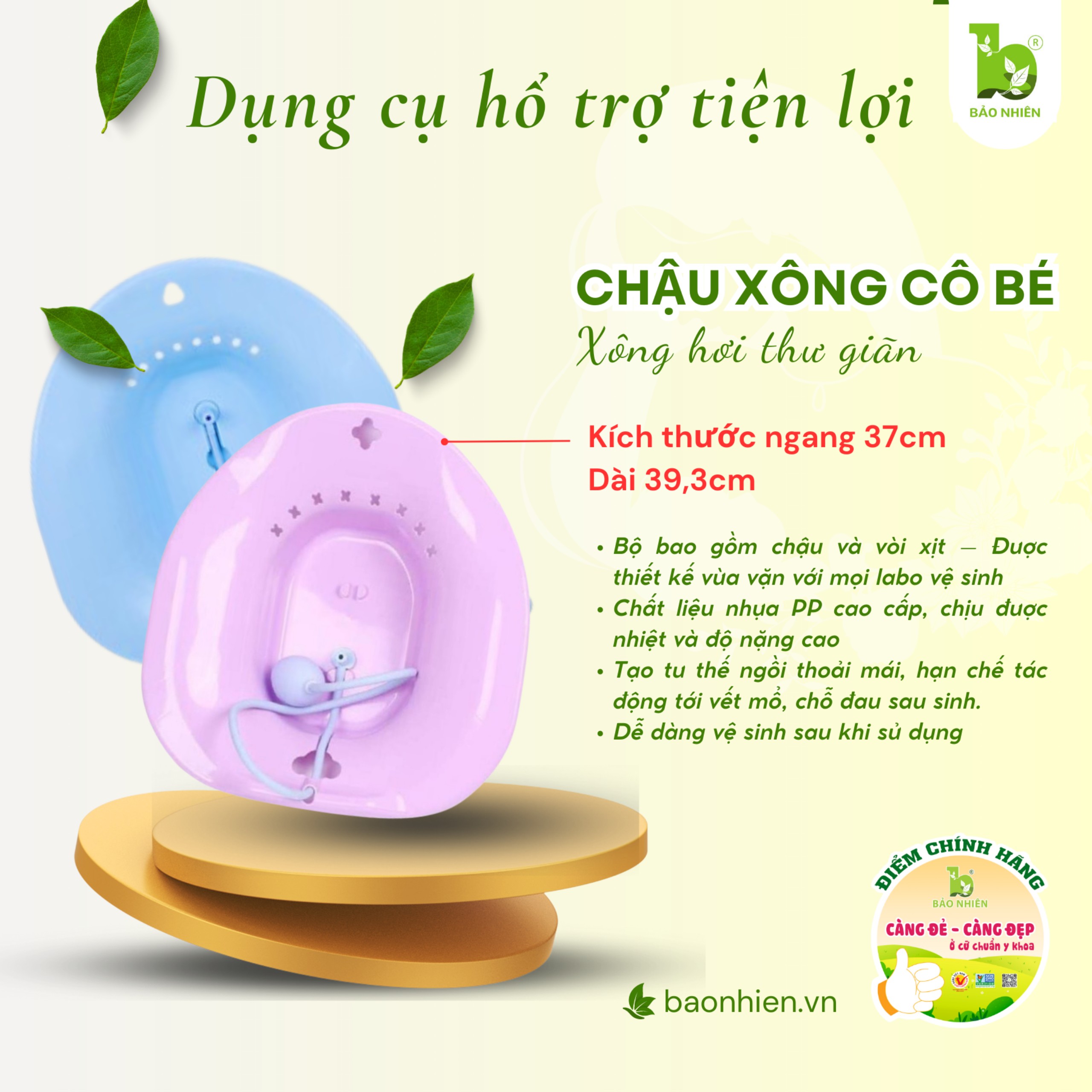 Chậu Xông Vùng Kín