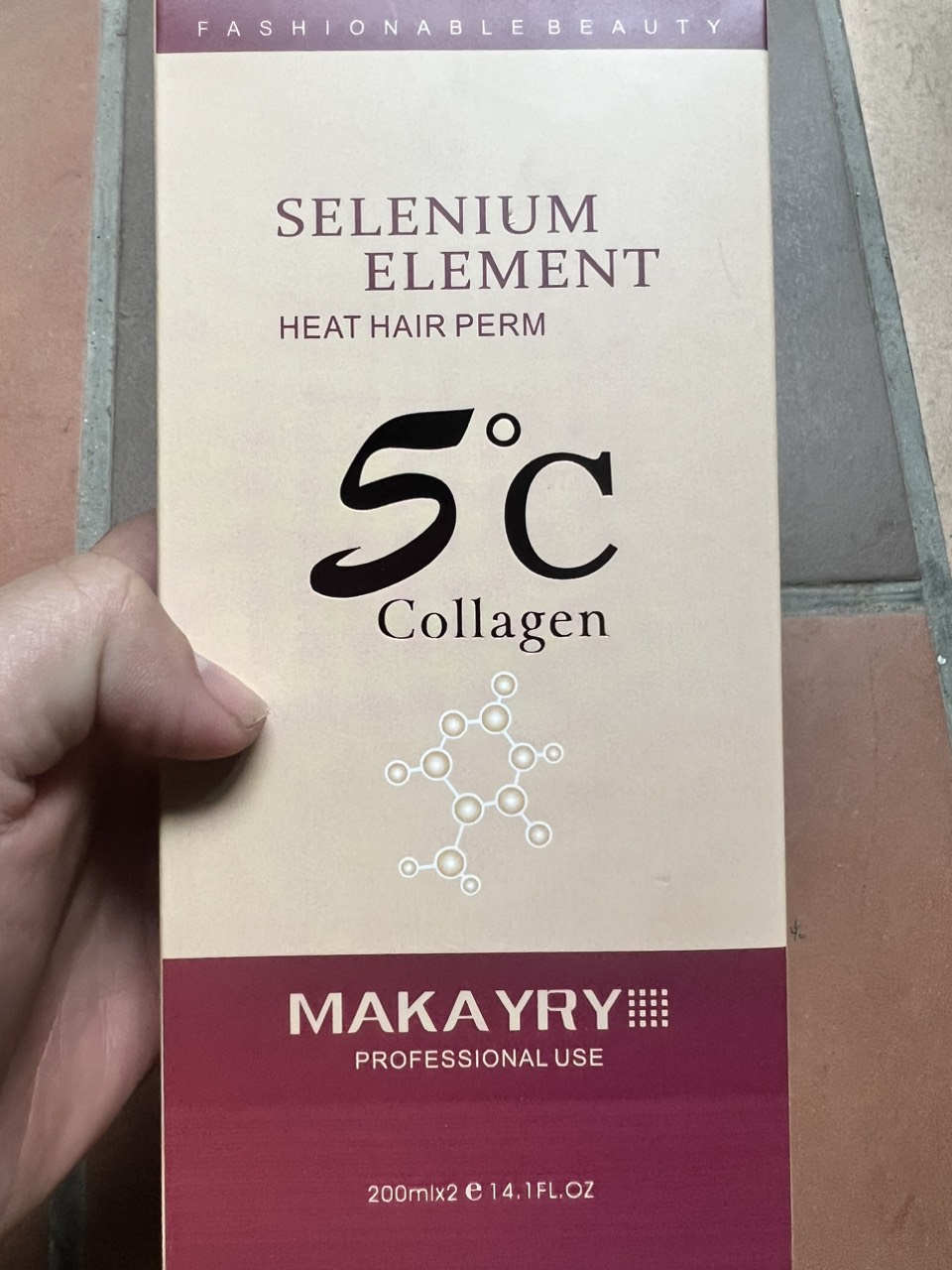 Thuốc Uốn Lạnh 5C Colagen Makayry 200ml x2