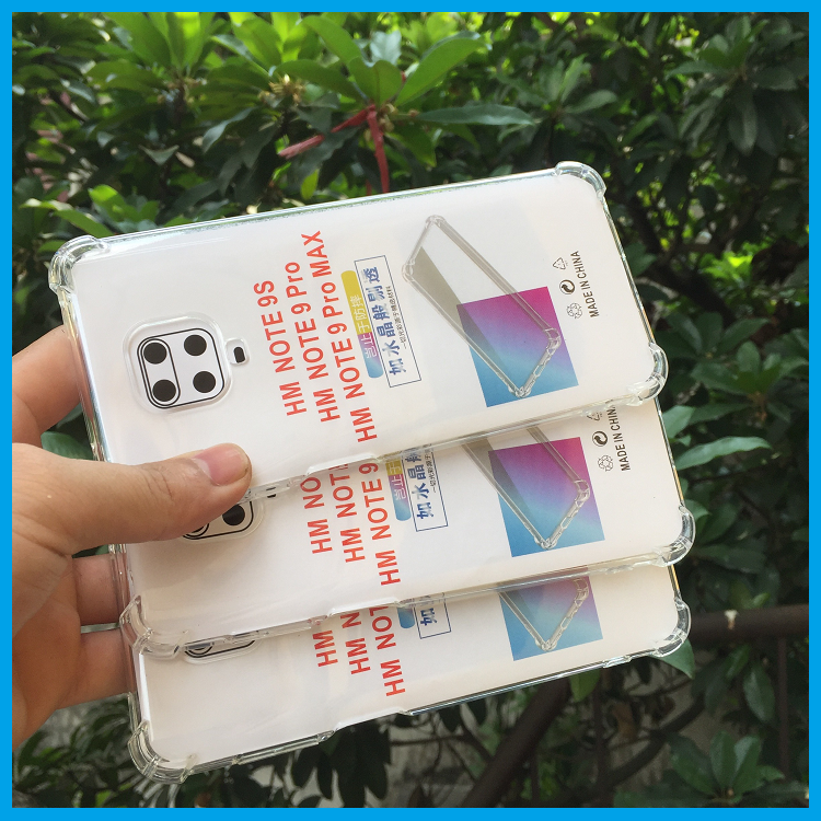 Ốp lưng Xiaomi Redmi Note 9S / Note 9 Pro / Note 9 Pro Max Silicon chống sốc 4 góc