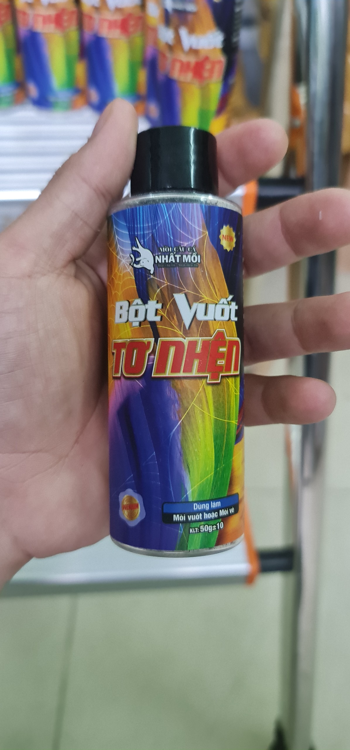 Bột vuốt tơ nhện câu cá Phú Thành