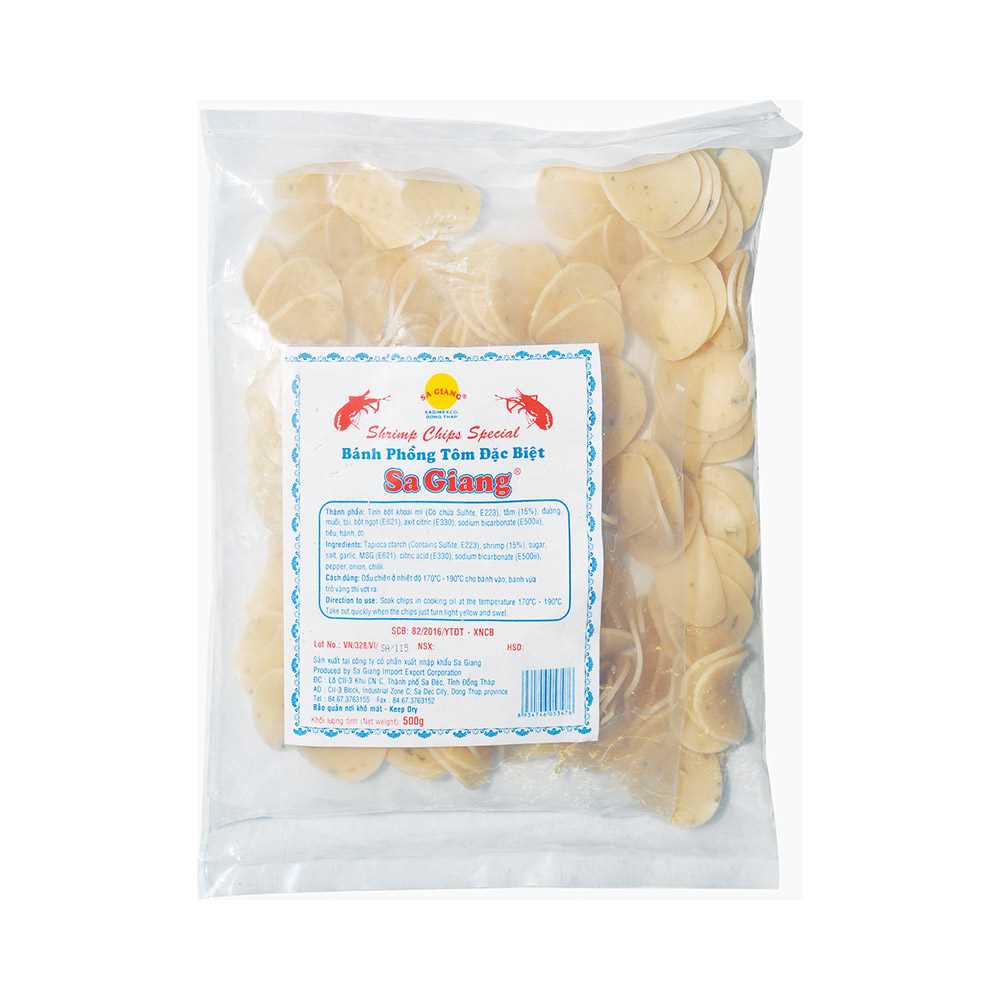 bánh phồng tôm ĐẶC BIỆT  sa giang 500g