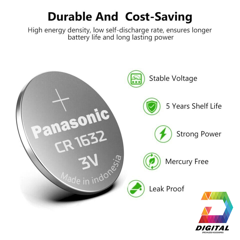 Pin Cmos Panasonic CR1632 Lithium 3V Chính Hãng