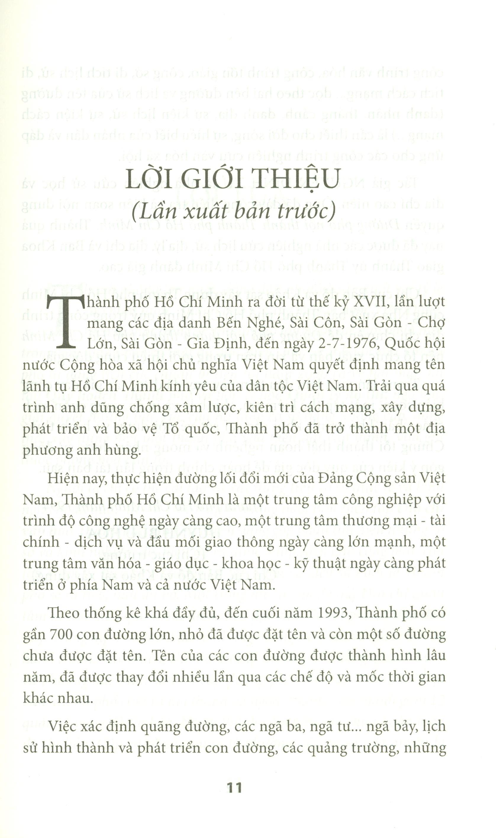 Đường Phố Nội Thành Thành phố Hồ Chí Minh