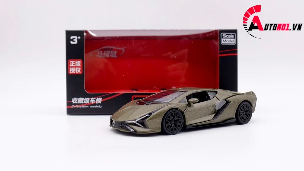 MÔ HÌNH XE LAMBORGHINI SIAN GREEN 1:36 SCALE MODEL 7594