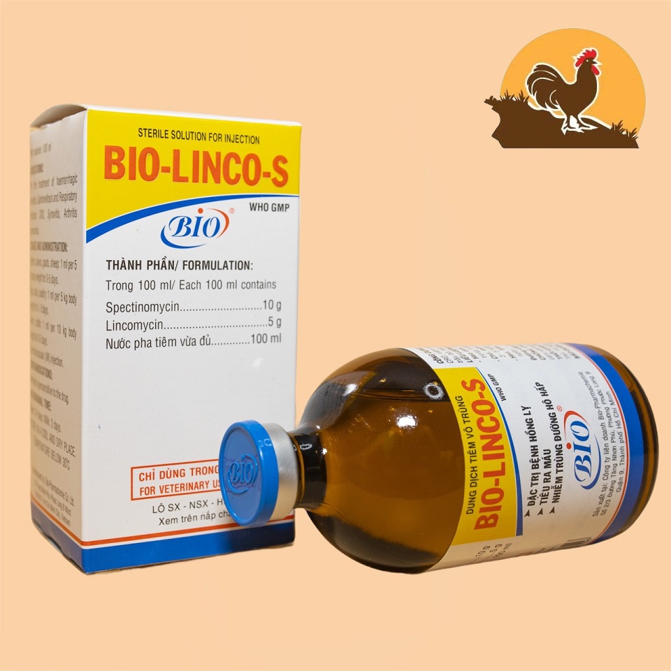 BIO Linco S khò khè cho gà đá CHAI 100ML