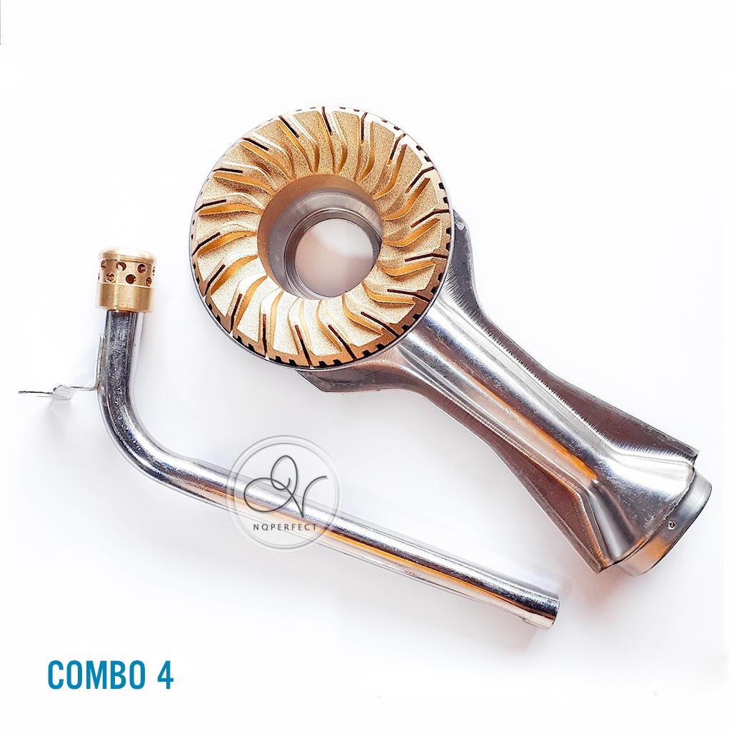 [HCM][Combo tiết kiệm] Bộ họng bếp gas dương Rinnai RV-770(S1) / RV-375(G)N.. các loại